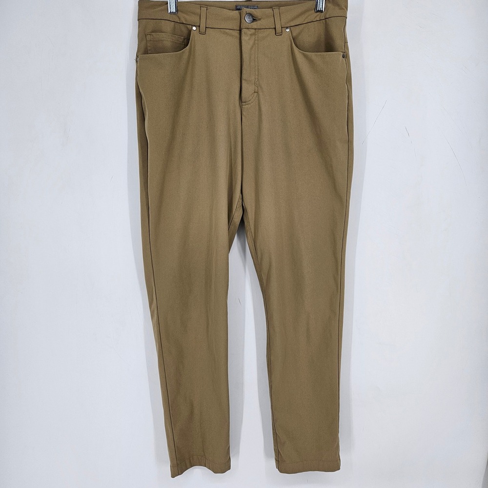VRST Pants Mens 33x32 Warm Stone Limitless Performance Slim Fit Chino Casual